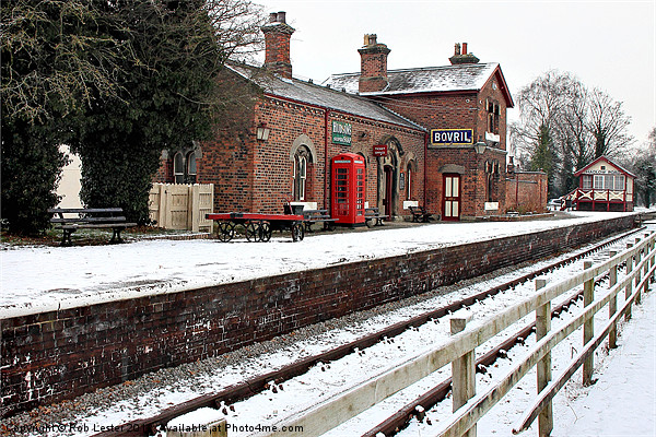 Hadlow Road Station Picture Board by Rob Lester