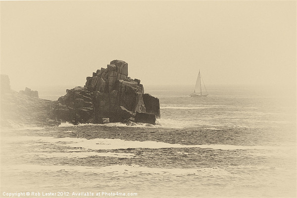 Cornish Past, Sea. Picture Board by Rob Lester