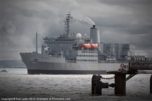 "A386" RFA `Fort Austin` Picture Board by Rob Lester