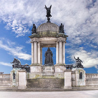 Buy canvas prints of Victoria monument, Liverpool by Rob Lester