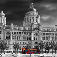Buy canvas prints of Port of Liverpool building by Rob Lester