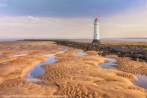 Perch Rock Lighthouse Picture Board by Rob Lester