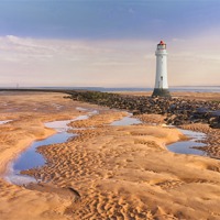 Buy canvas prints of Perch Rock Lighthouse by Rob Lester