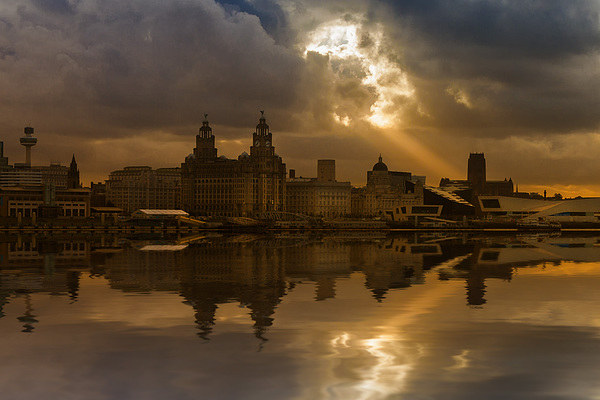 Liverpool morning Framed Print by Rob Lester