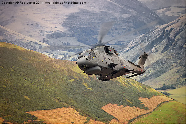  Agusta Merlin flies the Loop  Picture Board by Rob Lester
