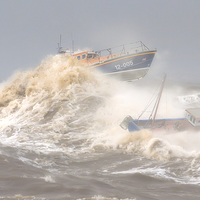 Buy canvas prints of  Rescue at sea by Rob Lester