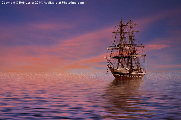Tallship  Stavros S.Niarchos  Picture Board by Rob Lester