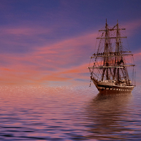 Buy canvas prints of Tallship  Stavros S.Niarchos  by Rob Lester