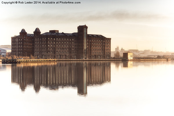  The old Flour Mills Picture Board by Rob Lester