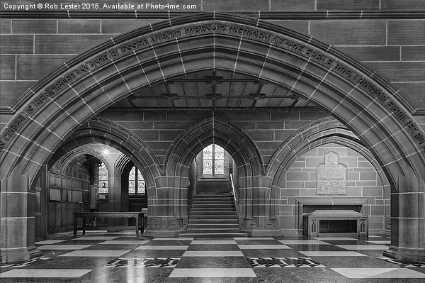  Lady Chapel Arch, Liverpool Anglican Cathedral Picture Board by Rob Lester