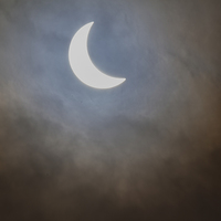 Buy canvas prints of  Solar eclipse 2015 by Rob Lester