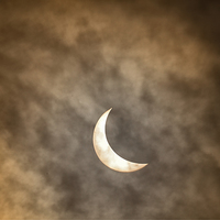Buy canvas prints of  Solar eclipse 2015 by Rob Lester