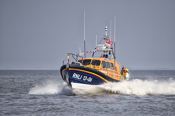  Hoylake `Shannon` class Lifeboat. RNLI 13-06 Picture Board by Rob Lester