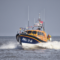 Buy canvas prints of  Hoylake `Shannon` class Lifeboat. RNLI 13-06 by Rob Lester