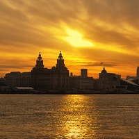 Buy canvas prints of  Good Morning Liverpool by Rob Lester