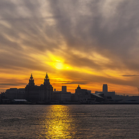 Buy canvas prints of  Liverpool welcomes the Morning by Rob Lester