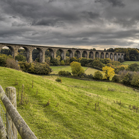 Buy canvas prints of  Cefn Mawr viaduct by Rob Lester