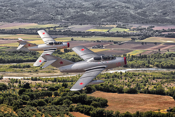   Mig 15 . Combat Air patrol  Picture Board by Rob Lester