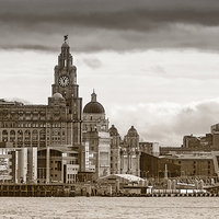 Buy canvas prints of  Liverpool Waterfront by Rob Lester