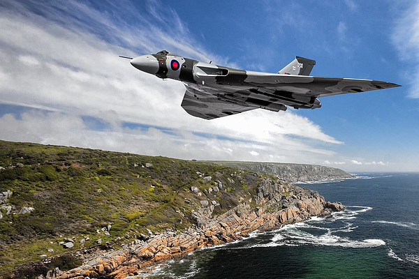 Vulcan crosses the Iron Coast Picture Board by Rob Lester