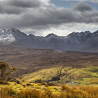 Buy canvas prints of The Cuillins and the Glen by Rob Lester