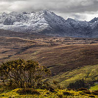 Buy canvas prints of The House, the Glen and the Mountain by Rob Lester