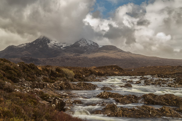 The Cuillins hills at Sligachen Picture Board by Rob Lester