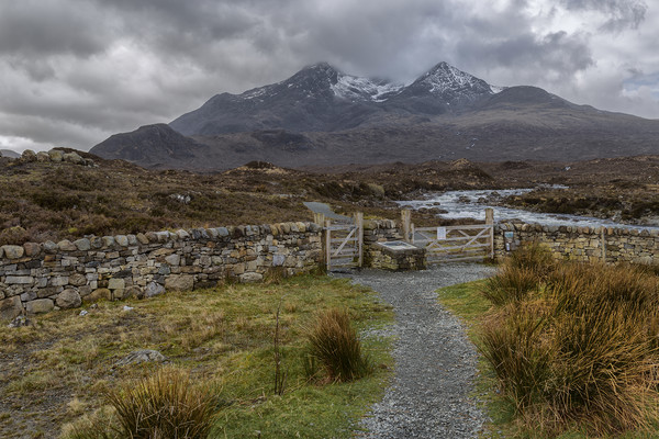 Path to the Cuillins Picture Board by Rob Lester
