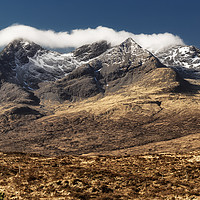 Buy canvas prints of The Mighty Cuillin by Rob Lester