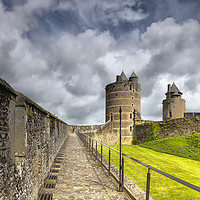 Buy canvas prints of Fougeres Chateau, Tours des gobelins and Melusine by Rob Lester