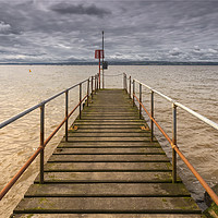 Buy canvas prints of The Jetty  at West Kirby by Rob Lester