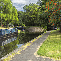 Buy canvas prints of Llangollen canal at Trevor by Rob Lester