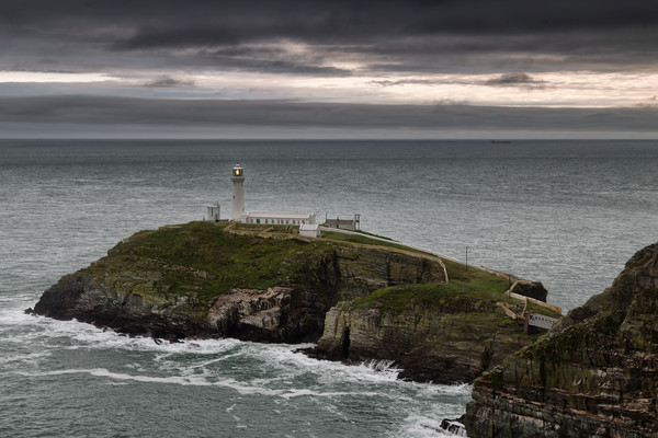 South  Stack Lighthouse Picture Board by Rob Lester