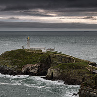 Buy canvas prints of South  Stack Lighthouse by Rob Lester