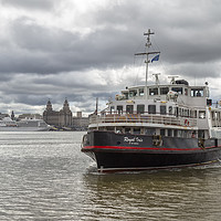 Buy canvas prints of The Royal Iris, Mersey Ferry by Rob Lester