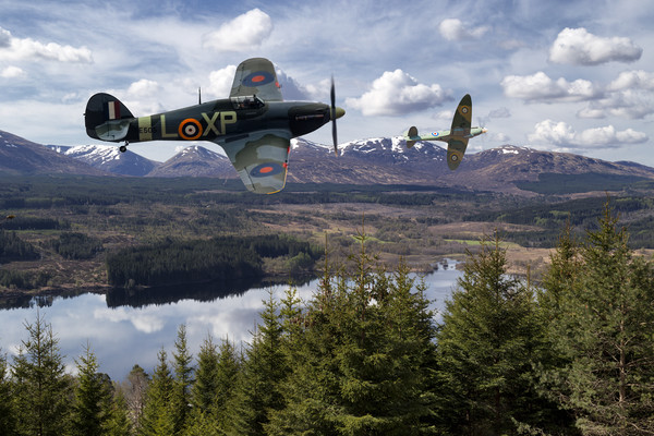 Hurricane and Spitfire, Brothers in arms Picture Board by Rob Lester