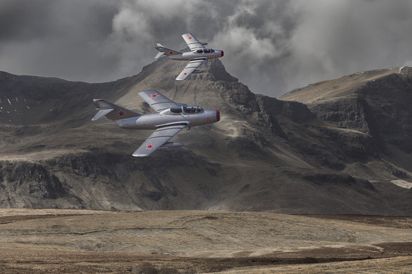 Mig 15, Mountain patrol Picture Board by Rob Lester