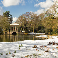 Buy canvas prints of Birkenhead park lake by Rob Lester