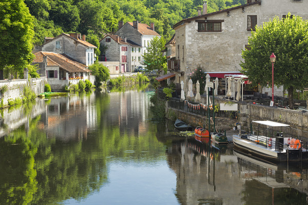 The lazy river Dronne at Brantome Picture Board by Rob Lester
