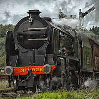Buy canvas prints of Repton,  4-4-0, Locomotive 926  on NYMR by Rob Lester