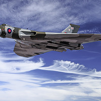 Buy canvas prints of Avro Vulcan  rules the sky by Rob Lester