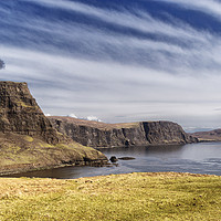 Buy canvas prints of A view East from Neist point_Skye by Rob Lester