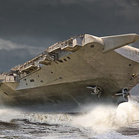Buy canvas prints of USS Intrepid Rules the ocean by Rob Lester