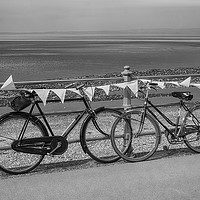 Buy canvas prints of Bicycle by The Sea by Steve Garrity