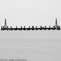 Buy canvas prints of Minimalistic St. Anns Old Pier  by Steve Garrity