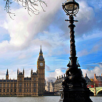 Buy canvas prints of Houses of Parliament Big Ben Westminster London by Andy Evans Photos