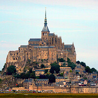 Buy canvas prints of Mont Saint Michel Normandy France by Andy Evans Photos