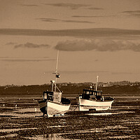 Buy canvas prints of Boat Thorpe Bay Southend on Sea Essex England by Andy Evans Photos