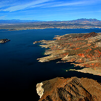 Buy canvas prints of Lake Mead Arizona Nevada United States of America by Andy Evans Photos