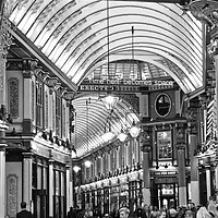 Buy canvas prints of Leadenhall Market City of London England by Andy Evans Photos